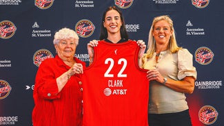 Next Story Image: Caitlin Clark looks like a natural as Indiana Fever introduce WNBA's top draft pick